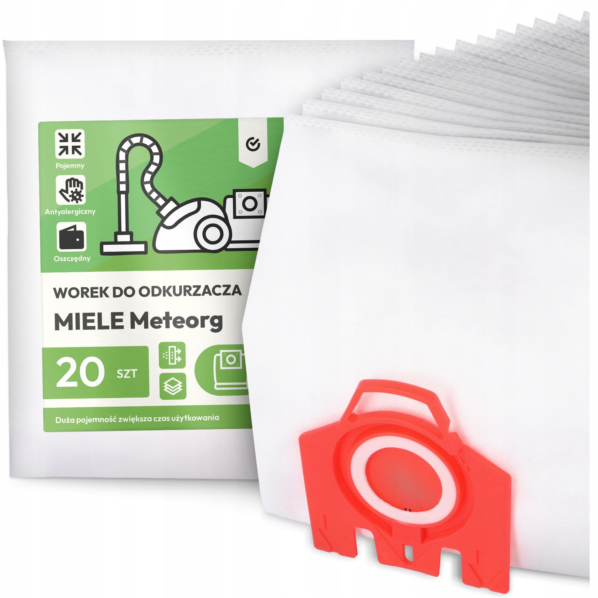 20x Worek do Odkurzacza Miele Meteorg Syntetyczny Duży Mocny Torba Worki G9