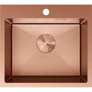 Mexen Solix zlewozmywak stalowy 1-komorowy 500 x 450 mm, miedź HC - 6402501000-65HC - Zlewozmywaki - miniaturka - grafika 1