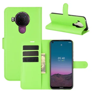 Pokrowiec ochronny na telefon Nokia 5.4 Etui na telefon komórkowy Etui z klapką, kolor: zielony - Etui i futerały do telefonów - miniaturka - grafika 1