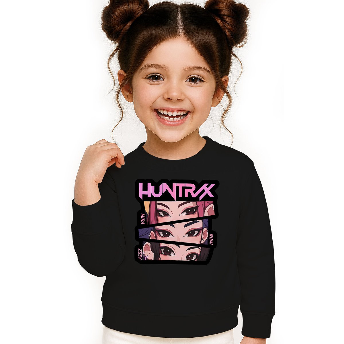 BLUZA DZIECIĘCA KPOP DEMON HUNTERS HUNTRIX 134-140 BAWEŁNIANA JAKOŚĆ
