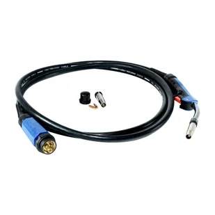 Stamos Germany Przewód spawalniczy MIG z wtykiem EURO MIG TORCH WITH CABLE for S-MIG 250 MIG TORCH WITH CABLE for S-MIG 250 - Akcesoria spawalnicze - miniaturka - grafika 2