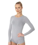 Pozostała odzież narciarska - Brubeck Koszulka termoaktywna damska Merino M COMFORT WOOL - miniaturka - grafika 1
