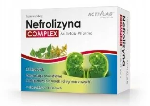 UNIPRO Nefrolizyna Complex, 30 kaps.ACTIVLAB - Układ moczowy i płciowy - miniaturka - grafika 1