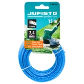 Akcesoria do kos i kosiarek - Żyłka Tnąca Do Kos I Podkaszarek 2,4 Mm 15 Mb Jufisto Ju-Zok-3241 Skręcana + Rdzeń - miniaturka - grafika 1