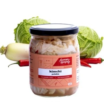Kimchi Polskie 520g Przetwory Warzywne Kiszone Specjały