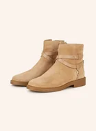 Botki damskie - Michael Kors Botki Abigail beige - miniaturka - grafika 1
