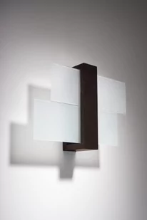 Sollux Lighting Kinkiet FENIKS 1 wenge PEACH PUFF - Lampy ścienne - miniaturka - grafika 1