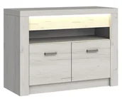 Szafki RTV - Szafka na tv kraft biały K4-L38 - miniaturka - grafika 1