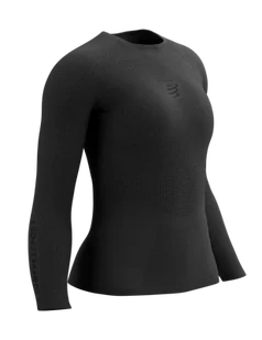 COMPRESSPORT Koszulka termoaktywna damska ON/OFF BASE LAYER LS TOP black - Koszulki sportowe damskie - miniaturka - grafika 3