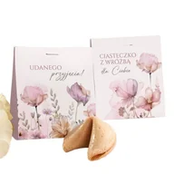 Przekąski dla dzieci - CIASTECZKA z wróżbą w opakowaniu podziękowanie dla gości Chrzest Komunia Wesele 12szt - miniaturka - grafika 1