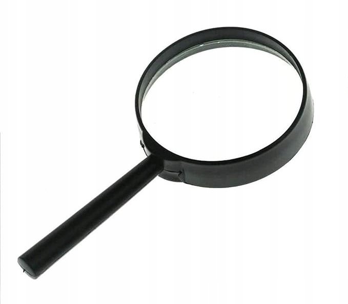 Lupa Kieszonkowa do Czytania 13 cm Powiększające Szkło Ręczne