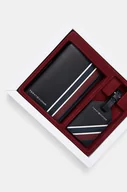 Etui na dokumenty i karty - Tommy Hilfiger etui na paszport skórzane kolor granatowy AM0AM12789 - miniaturka - grafika 1