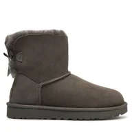 Śniegowce damskie - Śniegowce Ugg W Mini Bailey Bow II 1016501 Szary - miniaturka - grafika 1