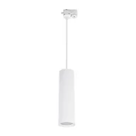 Lampy sufitowe - Ideus LAMPA wisząca DARIA TRA 03950 metalowa OPRAWA tuba ZWIS do systemu szynowego 1 fazowego biały - miniaturka - grafika 1