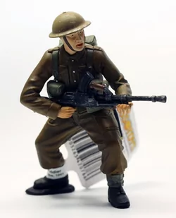 Figurka - Żołnierz brytyjski Europa Zachodnia 1944 - Tisso Toys - Figurki dla dzieci - miniaturka - grafika 1