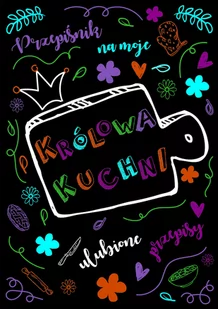 Przepiśnik - Królowa Kuchni, A4, Czarny - Notesy i bloczki - miniaturka - grafika 1