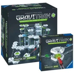 Gra logiczna RAVENSBURGER Gravitrax Pro Zestaw startowy + Gravitrax Pro Mixer - Tory, garaże, parkingi - miniaturka - grafika 1