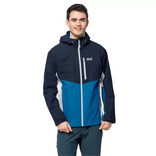 Kurtki męskie - Kurtka przeciwdeszczowa EAGLE PEAK JACKET M blue pacific - S - grafika 1