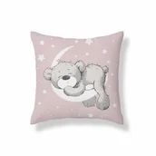 Pościel dla dzieci - Poszewka dziecięca bawełniana 40x40 psba38b miś - miniaturka - grafika 1