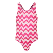 Stroje kąpielowe dla dziewczynek - Regatta Dziecięcy strój kąpielowy jednoczęściowy Katrisse Różowy, Rozmiar: 164 cm - miniaturka - grafika 1
