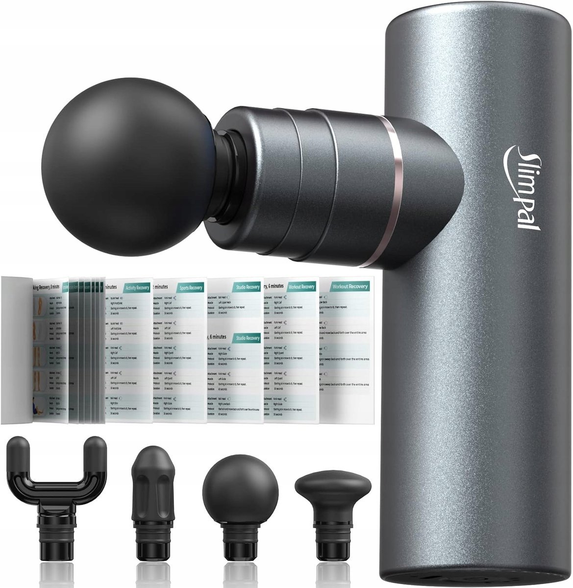 Slimpal Mini Masażer Pistolet, Przenośny Masażer Ręczny CM20C