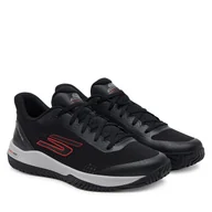 Buty sportowe męskie - Buty do tenisa Skechers Viper Court Pro 246069/BKRD Czarny - miniaturka - grafika 1