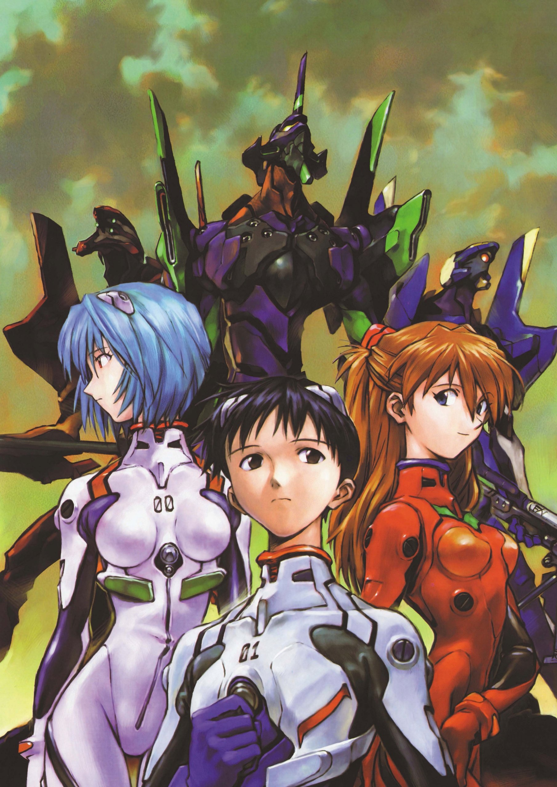 Plakat A3 anime Neon Genesis Evangelion