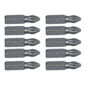 Bity - TOPEX Końcówki wkrętakowe PH2 10szt 39D314 - miniaturka - grafika 1