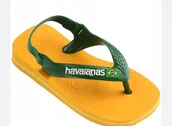 Klapki i japonki damskie - Havaianas Dziecięce Japonki Wsuwane Z Logo 21 Żko - miniaturka - grafika 1