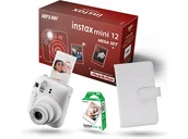 Aparaty natychmiastowe - FUJIFILM Instax mini 12 Mega Set ( Album + wkłady) Biały - miniaturka - grafika 1