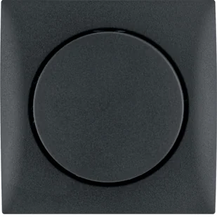 Berker Integro Flow Elektroniczny potencjometr obrotowy 1-10 V z pokrętłem regulacyjnym, antracyt, mat - Inne akcesoria elektryczne - miniaturka - grafika 1