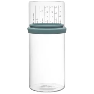Brabantia Pojemnik do przechowywania z miarką 1l mint 290244 - Pojemniki kuchenne - miniaturka - grafika 1