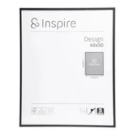 Ramki na zdjęcia - Ramka na zdjęcie Design 40 x 50 cm czarna aluminiowa Inspire - miniaturka - grafika 1