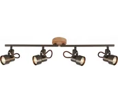 Lampy sufitowe - Briloner 2872-045 - LED Oświetlenie punktowe TAHUN 4xGU10/5W/230V 3000K brązowy - miniaturka - grafika 1
