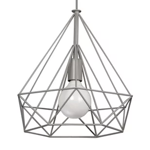 Inne Druciana LAMPA wisząca VEN W-CORF/D GR industrialna OPRAWA metalowy ZWIS klatka loft szara VEN W-CORF/D GR - Lampy sufitowe - miniaturka - grafika 1