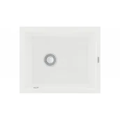 Zlewozmywaki - Mexen Pedro zlewozmywak granitowy 1-komorowy 560 x 460 mm, biały - 6508561000-20 - miniaturka - grafika 1