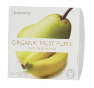 Desery dla dzieci - Clearspring Deser gruszka-banan BIO 200 g - miniaturka - grafika 1