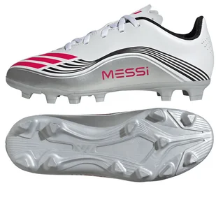 Buty adidas F50 Messi Club Jr FG/MG JP7457 biały 36 2/3 - Piłka nożna - miniaturka - grafika 1