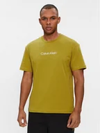 Koszulki męskie - Calvin Klein T-Shirt Hero K10K111346 Zielony Regular Fit - miniaturka - grafika 1