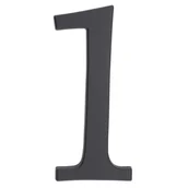 Akcesoria do drzwi - Cyfra aluminiowa "1" 190 mm grafit - miniaturka - grafika 1