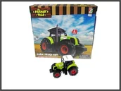 Samochody i pojazdy dla dzieci - Hipo Traktor 15cm światło, dźwięk napęd na koła zamachowe 550-23E - miniaturka - grafika 1