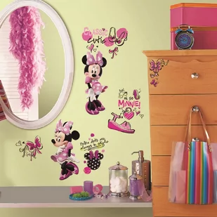 Naklejka Dekoracyjna Myszka Minnie Rmk2554Scs - Naklejki na ścianę - miniaturka - grafika 1