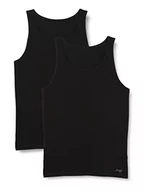 Koszulki męskie - Sloggi Męski podkoszulek Sloggi Men GO ABC H Tank Top 2P, czarny, XL - miniaturka - grafika 1