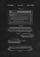 Plakaty - Patent, KOmputer Osobisty 1985 Czarny - plakat Wymiar do wyboru: 50x70 cm - miniaturka - grafika 1