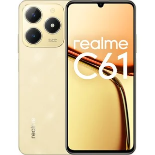 Realme C61 6/256GB Złoty - Telefony komórkowe - miniaturka - grafika 1