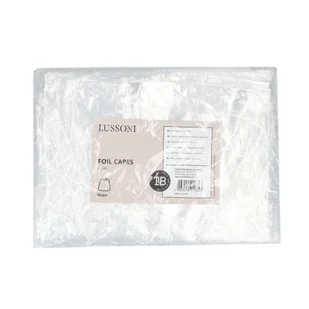 LUSSONI Peleryny foliowe, Bezbarwne, 50 szt. - Peleryny fryzjerskie - miniaturka - grafika 1