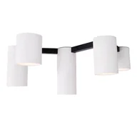Lampy sufitowe - Sufitowa lampa wielopunktowa Laxer C0230 Maxlight metalowe tuby biały czarny - miniaturka - grafika 1