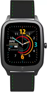 Techmade TM-VISIONB-BKSG Vision Czarny-zielony - Smartwatch - miniaturka - grafika 1