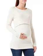 Koszulki i topy damskie - Noppies Maternity Top Plano Nursing Long Sleeve T-Shirt, Rainy Day-P615, M - miniaturka - grafika 1