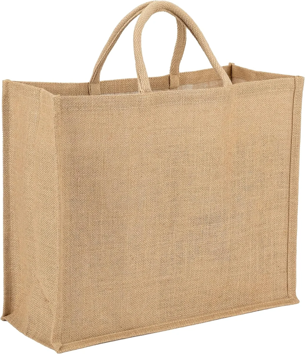 WIELOFUNKCYJNA TORBA NA ZAKUPY Z PŁÓTNA JUTOWEGO 25 L 45 X 19 X 33 CM